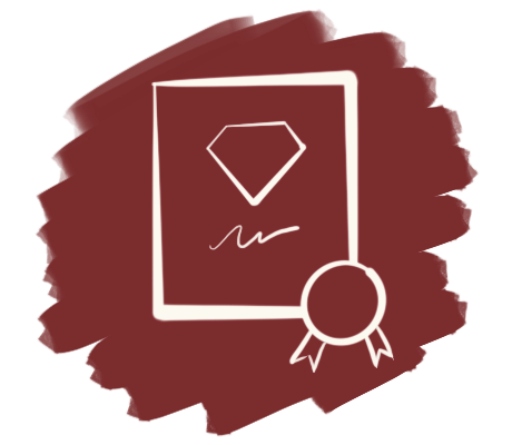 certificate and appraisal icon