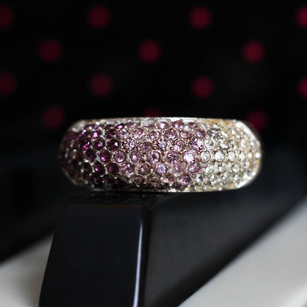 purple gemstone ring