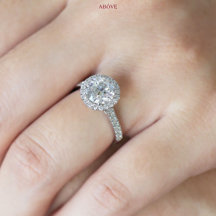 round-diamond-halo-ring